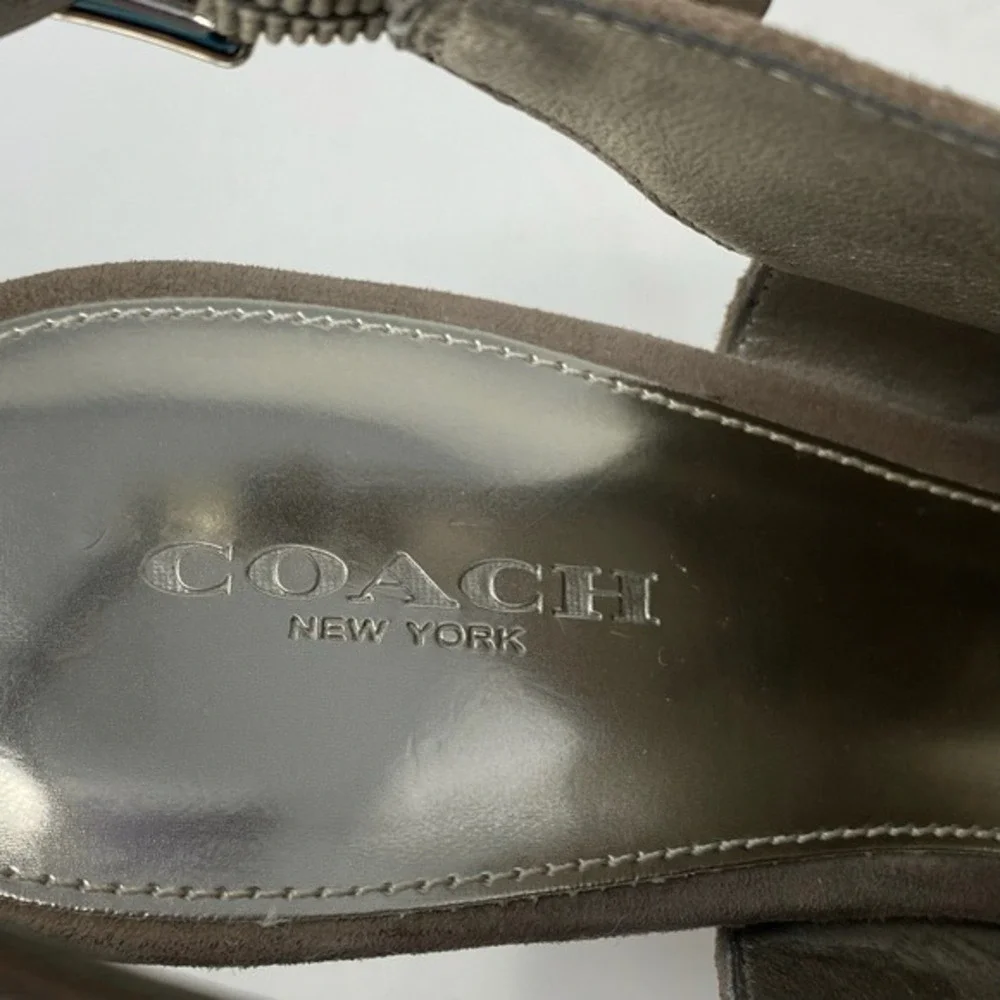 Coach item suede